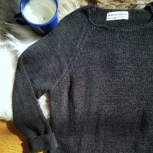 American apparel waffle knit sweater